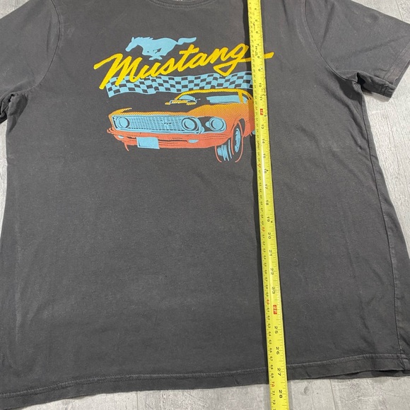 Grey Ford Mustang Car Tee Shirt - Picture 5 of 6